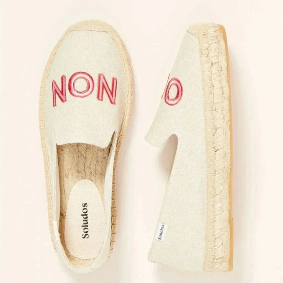 Anthropologie Soludos Oui Non Espadrille Flats Size 8.5 - Picture 7 of 8